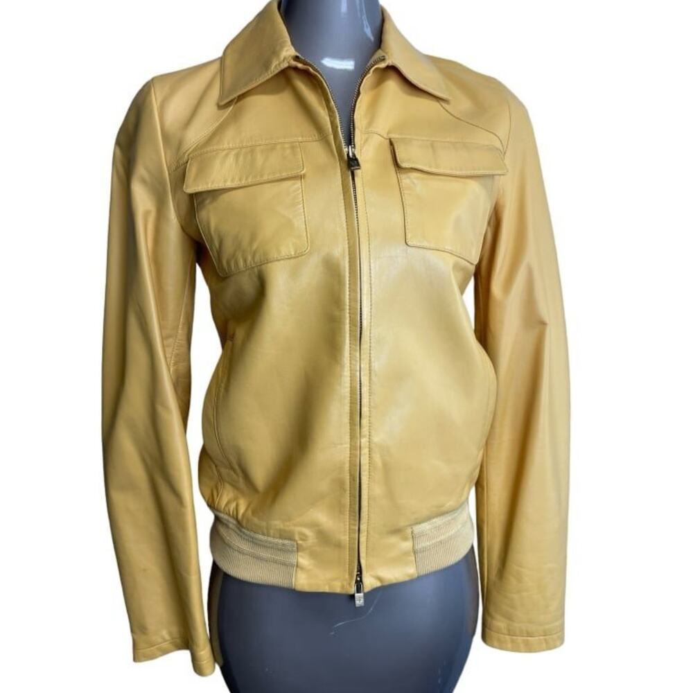 Loro Piana Lambskin Bomber Jacket from Italy- Size 40